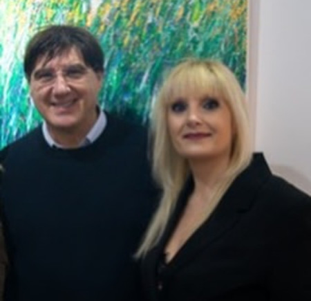 Con il critico d'arte Giorgio Gregorio Grasso